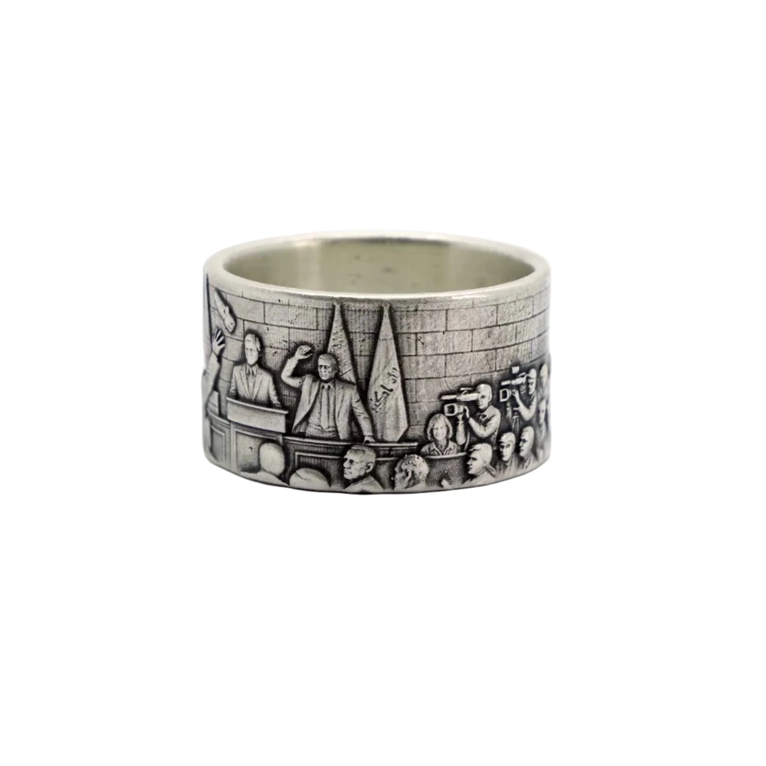 The "Farewell Kiss" Ring -Oxidized 925 Sterling Silver or Stainless Steel - Image 7