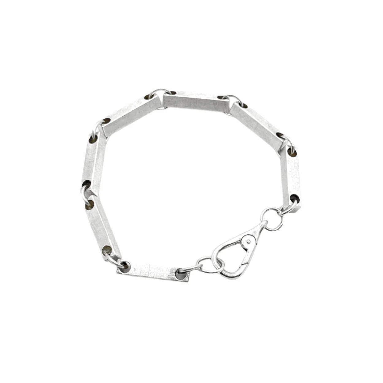 FUNDAMENTAL Industrial Matte Bracelet – 925 Sterling Silver