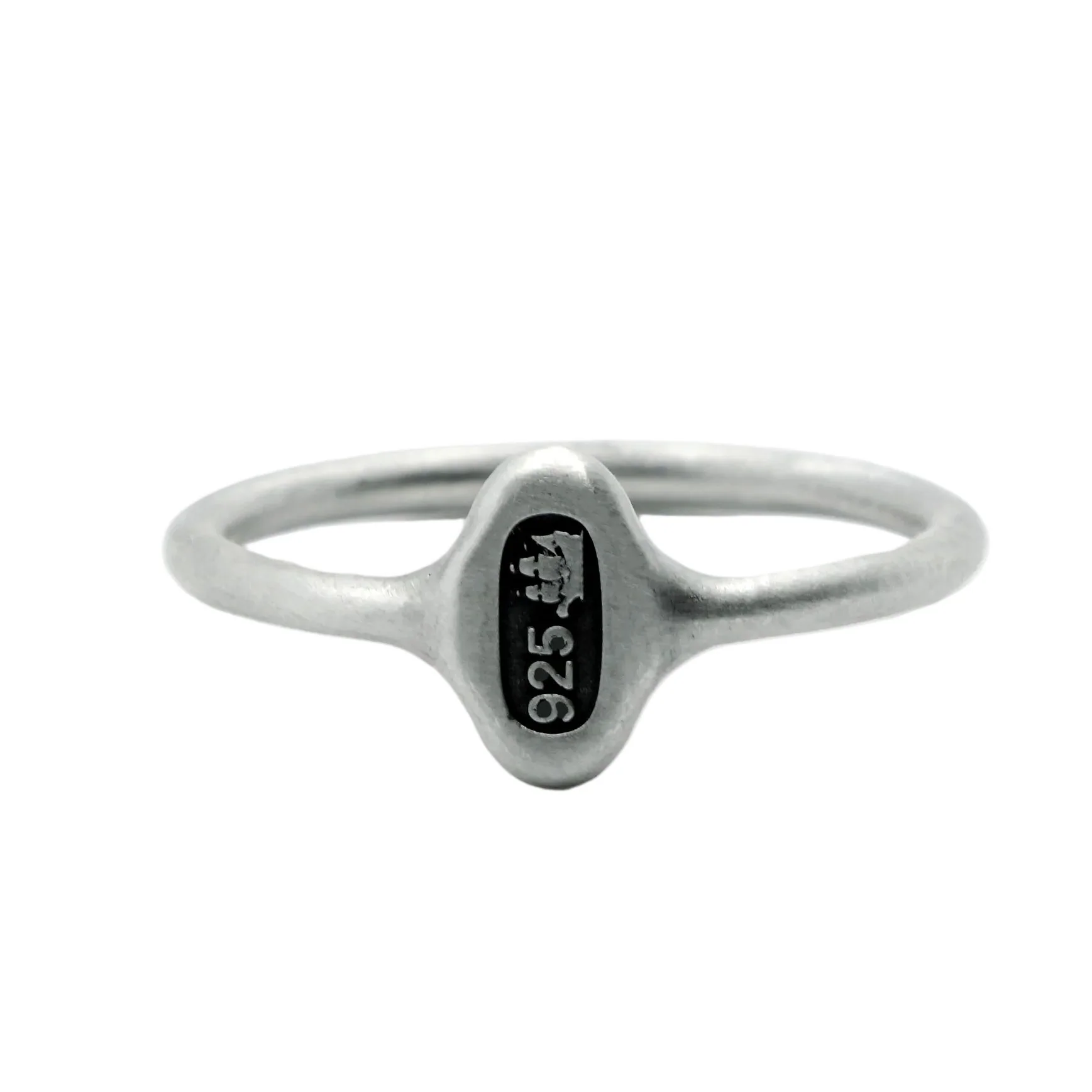 HALLMARK Signet Ring – Matt 925 Sterling Silver - Image 10