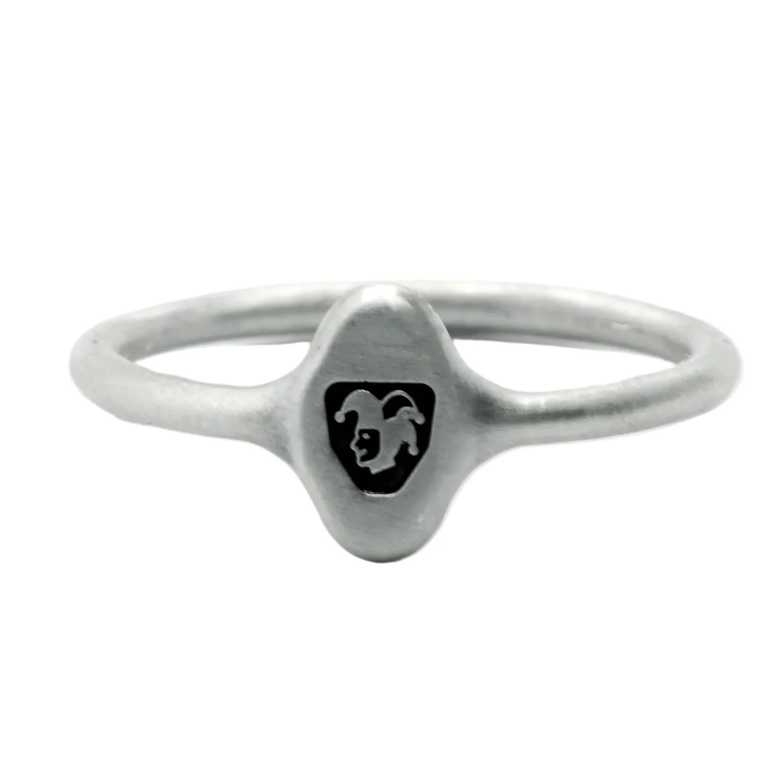 HALLMARK Signet Ring – Matt 925 Sterling Silver - Image 6