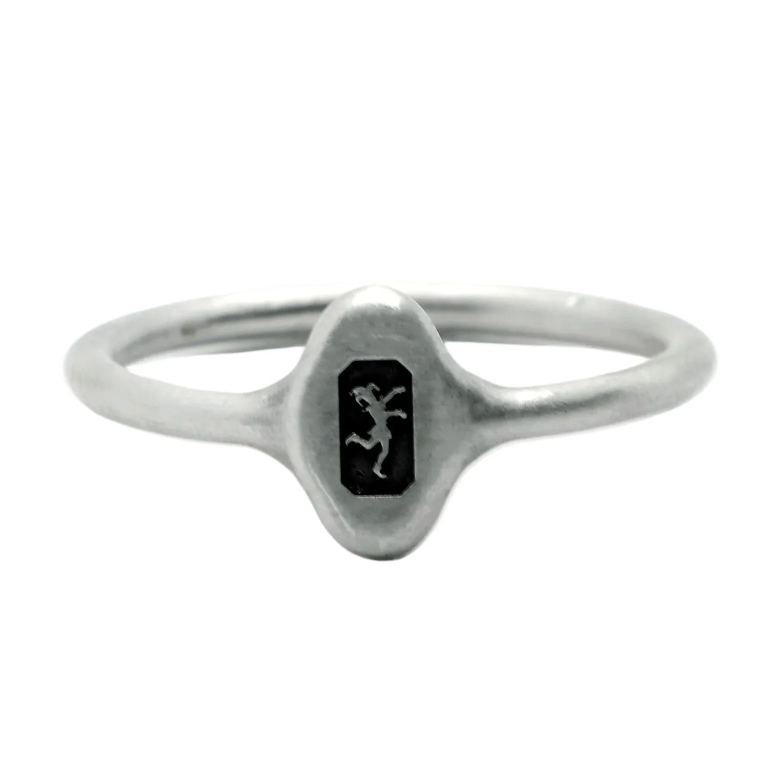 HALLMARK Signet Ring – Matt 925 Sterling Silver - Image 9