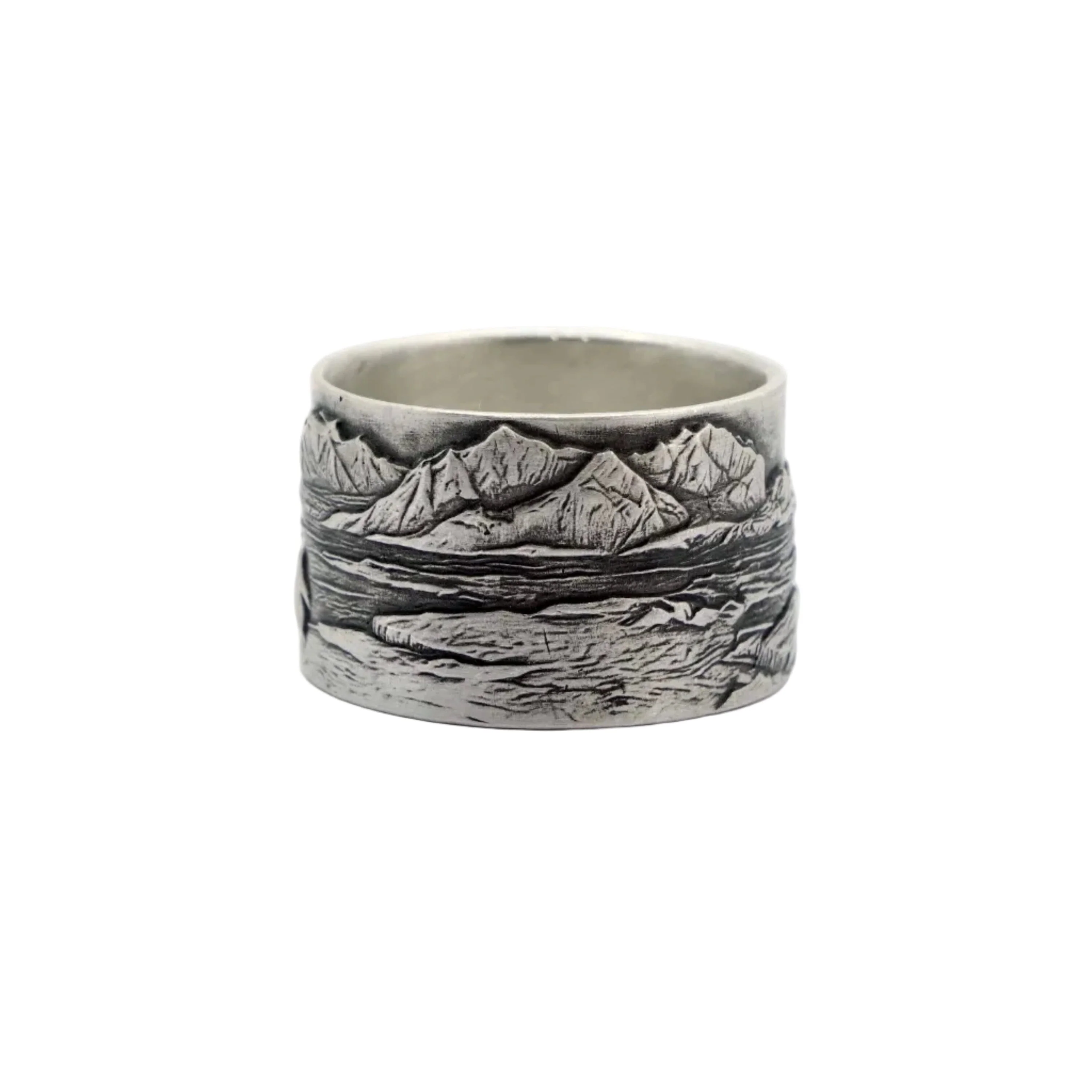 SILENT DEFECTOR Ring – Handcrafted in Oxidized 925 Sterling Silver - Image 3