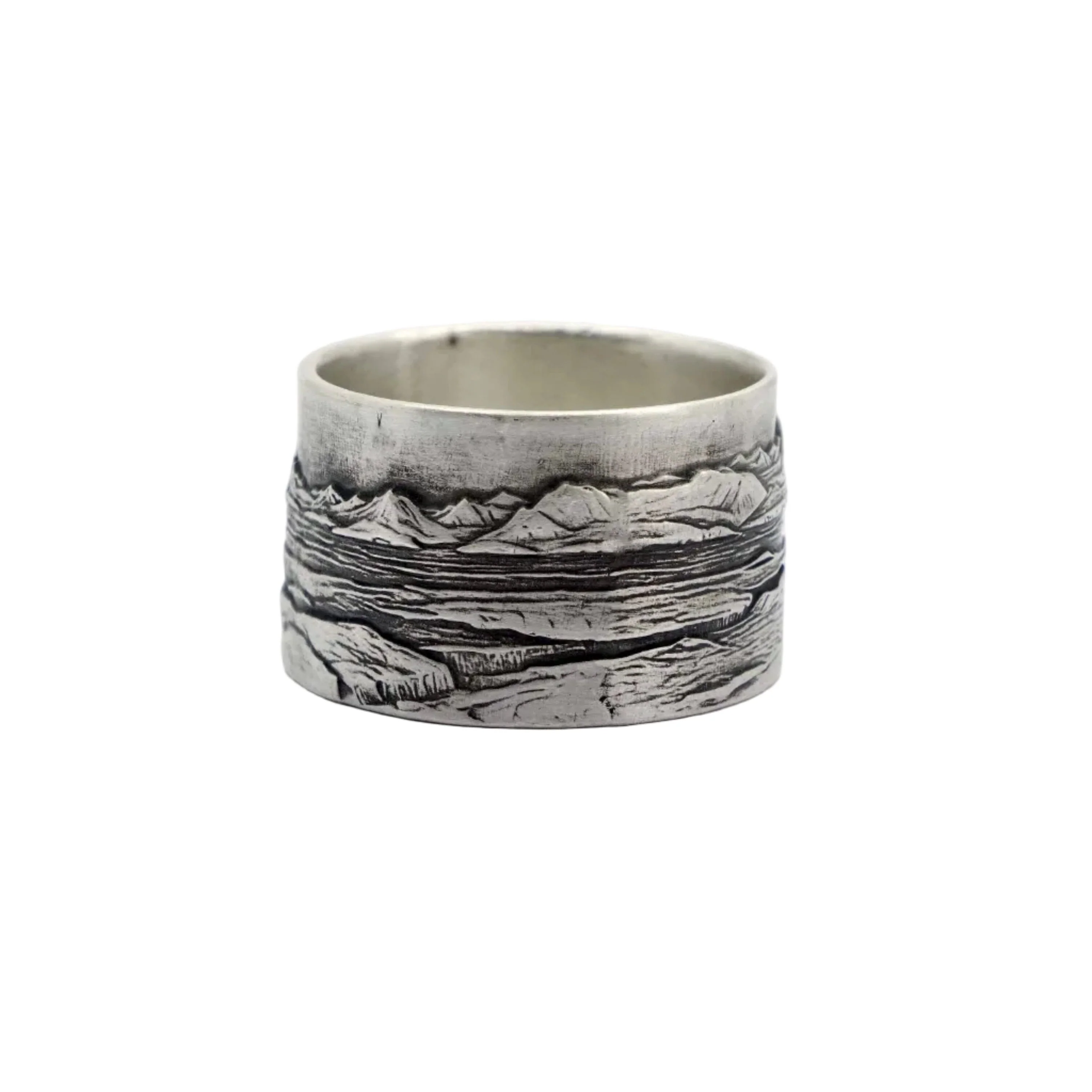 SILENT DEFECTOR Ring – Handcrafted in Oxidized 925 Sterling Silver - Image 4