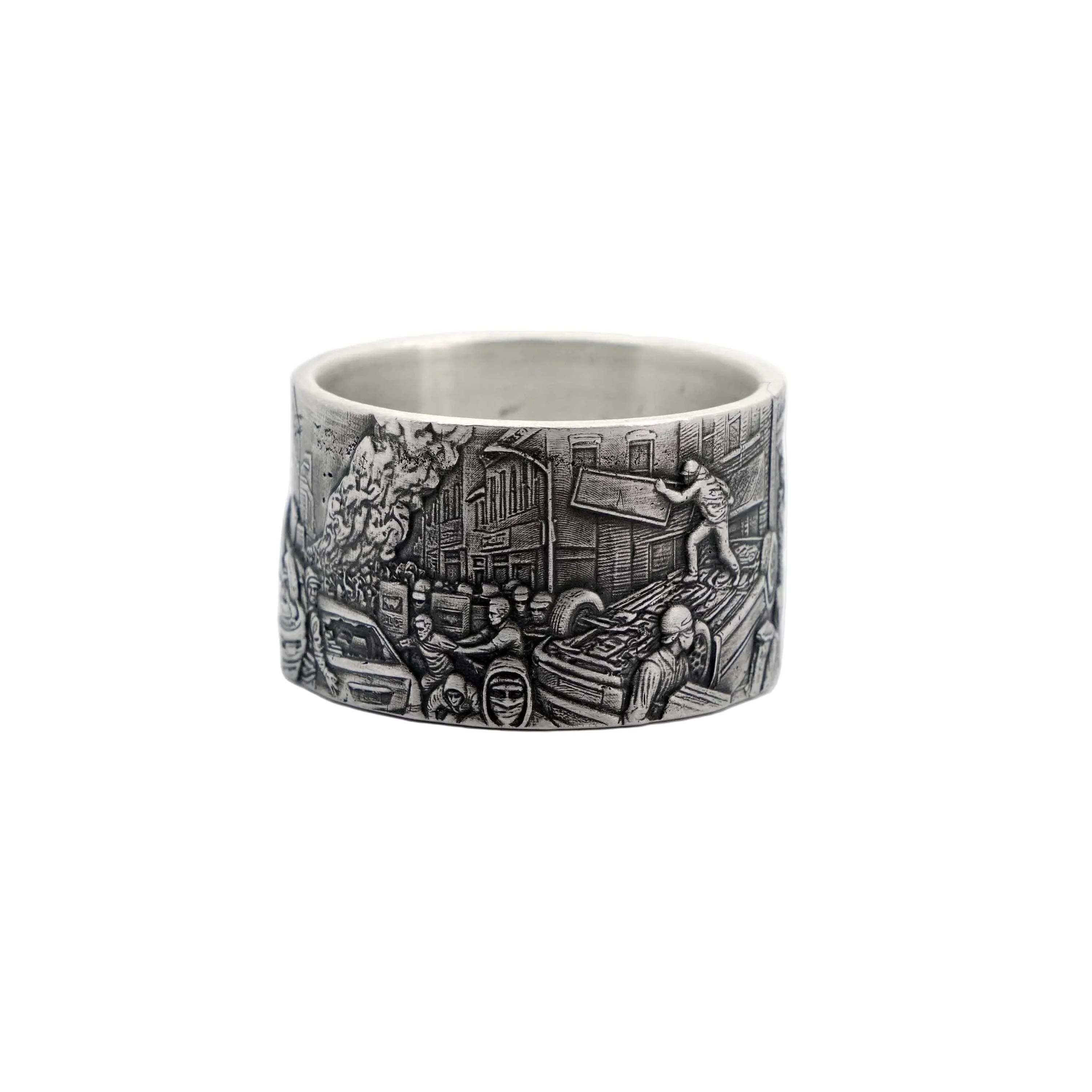 CONSPIRATO Ring -  Handcrafted in Oxidized 925 Sterling Silver - Image 4