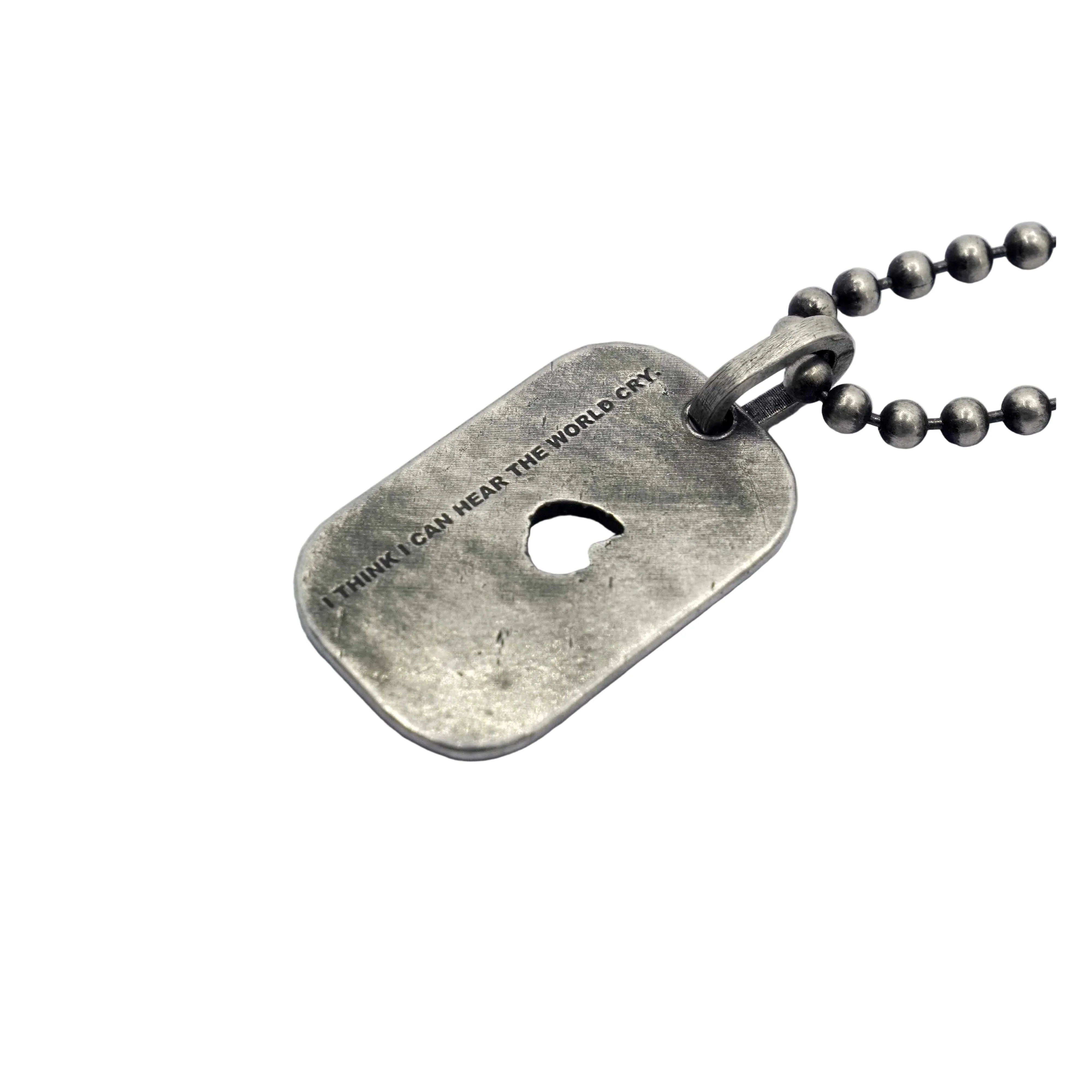 "TORN" Oxidized Pendant Necklace | 925 Sterling Silver - Image 3
